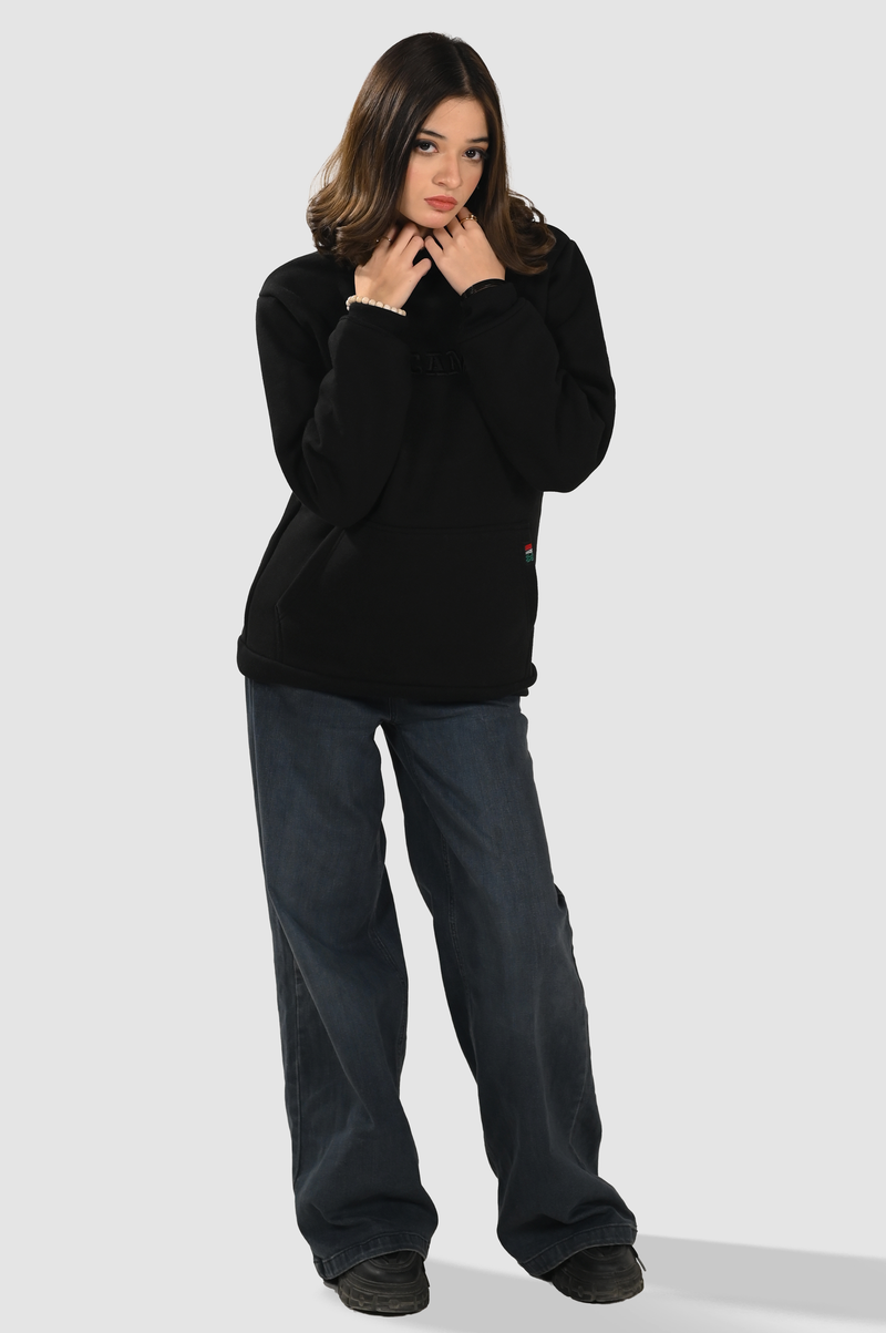 Black Essential Hoodie