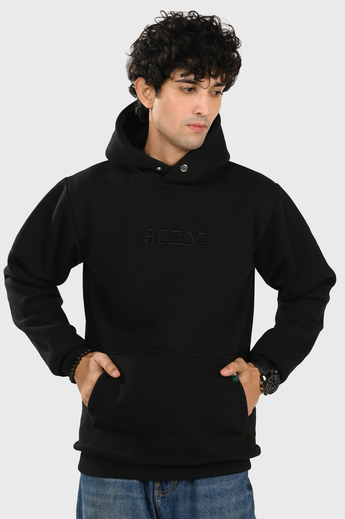 Black Essential Hoodie