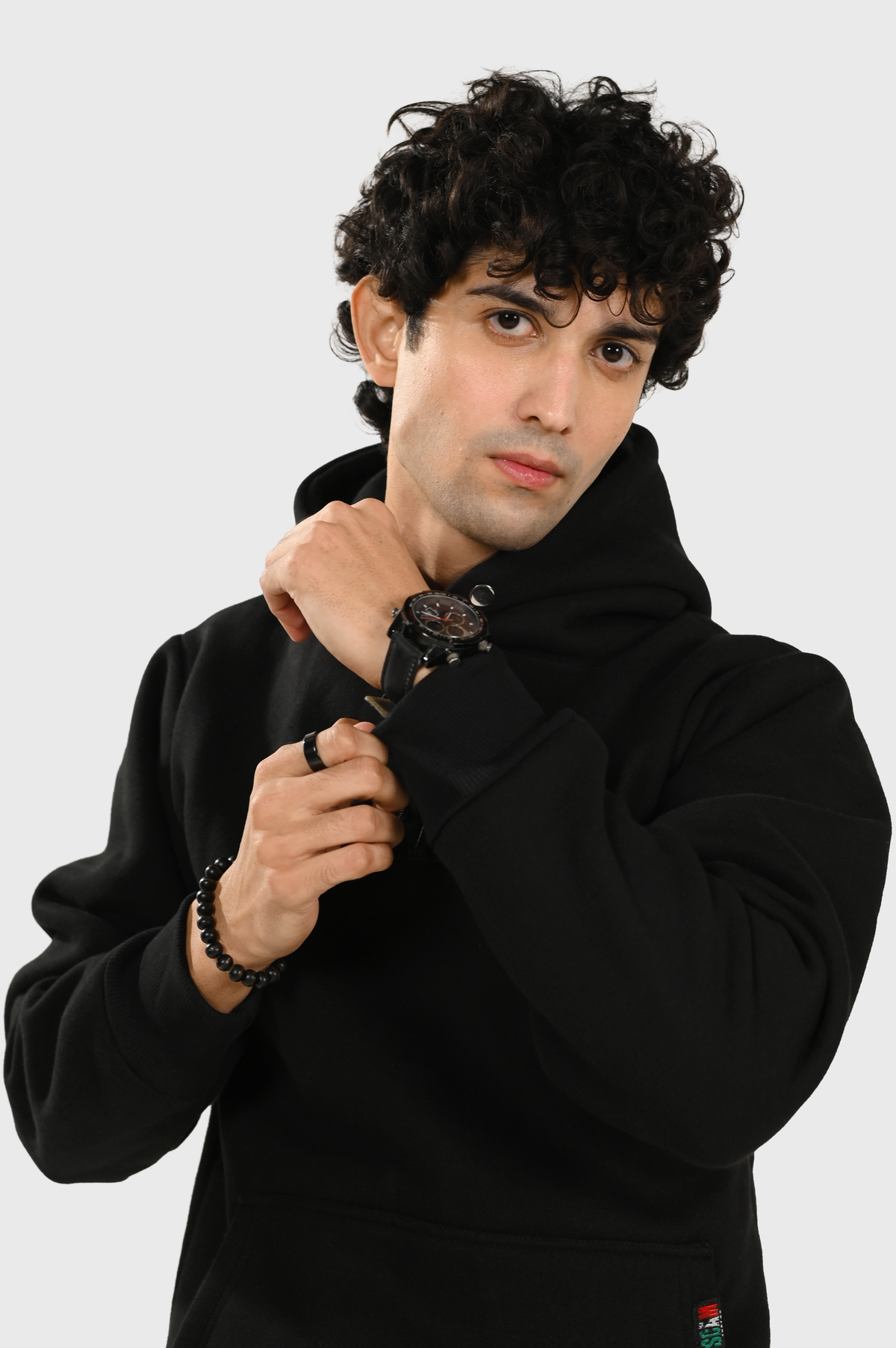 Black Essential Hoodie
